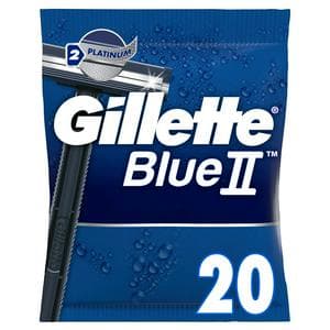 Gillette Blue II Disposable Razors x20