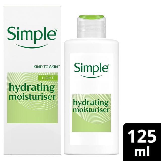 Simple Kind to Skin Hydrating Light Face Moisturiser for Dry or Sensitive Skin 125ml - gallery image 1