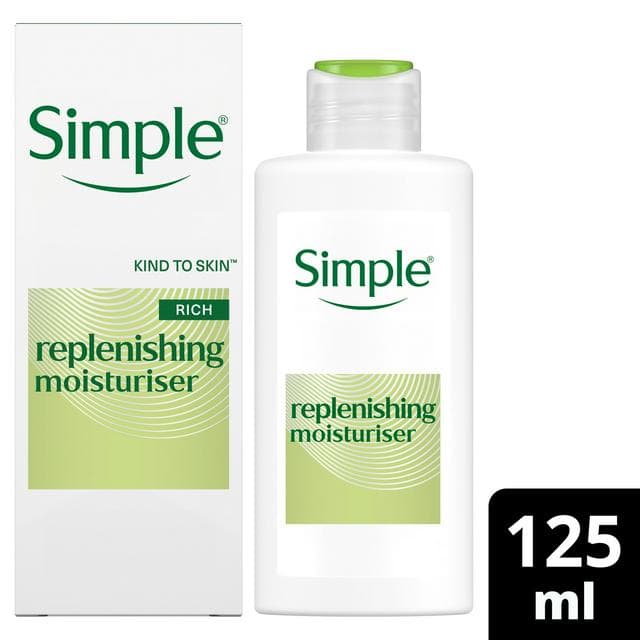 Simple Kind To Skin Replenishing Rich Face Moisturiser for Dry Skin 125ml - gallery image 1