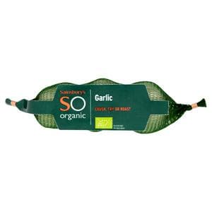 Sainsbury's Garlic, So Organic Min x3