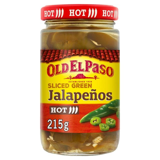 Old El Paso Mexican Sliced Green Jalapenos 215g - gallery image 1