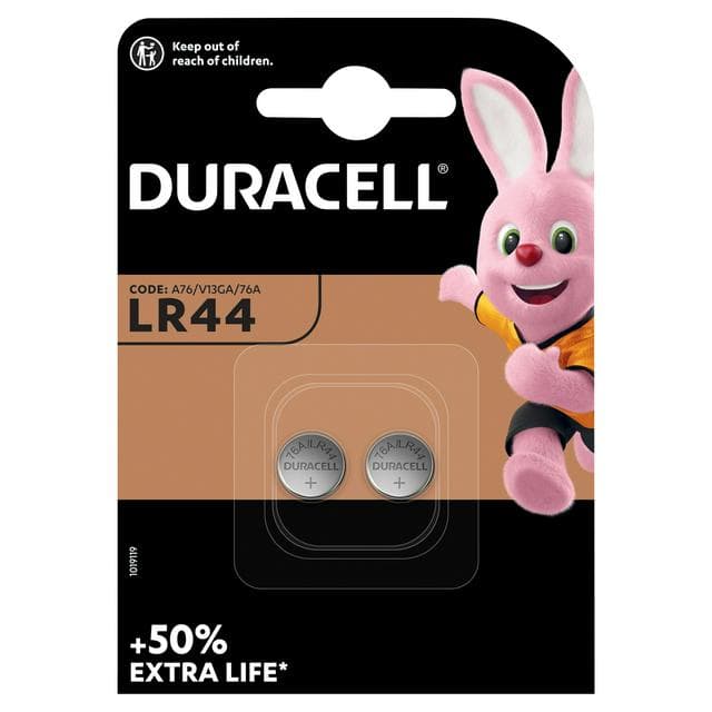 Duracell Specialty LR44 Alkaline Button Battery 1, 5V (76A / A76 / V13GA), pack of 2 - gallery image 1