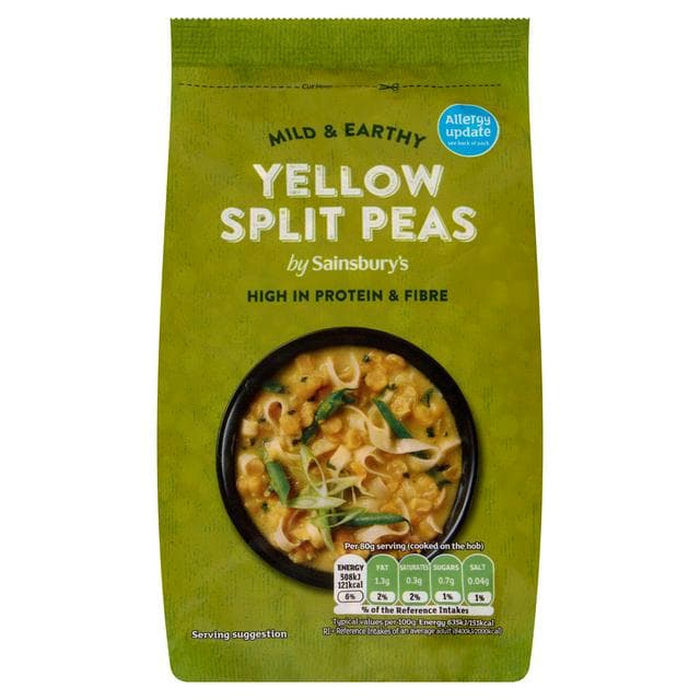 Sainsbury's Dried Yellow Split Peas 500g - gallery image 1