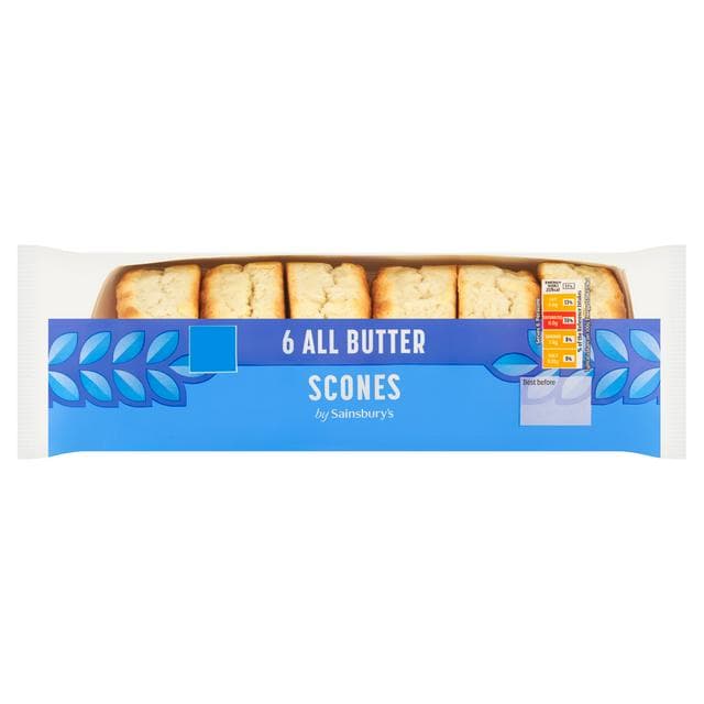 Sainsbury's All Butter Scones x6 - gallery image 1