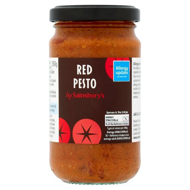 Sainsbury's Pesto, Red 190g - gallery image 1