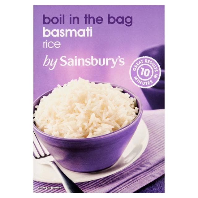 Sainsbury's Boil In The Bag Basmati Rice 4x125g - gallery image 1