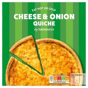 Sainsbury's Cheese & Onion Quiche 400g