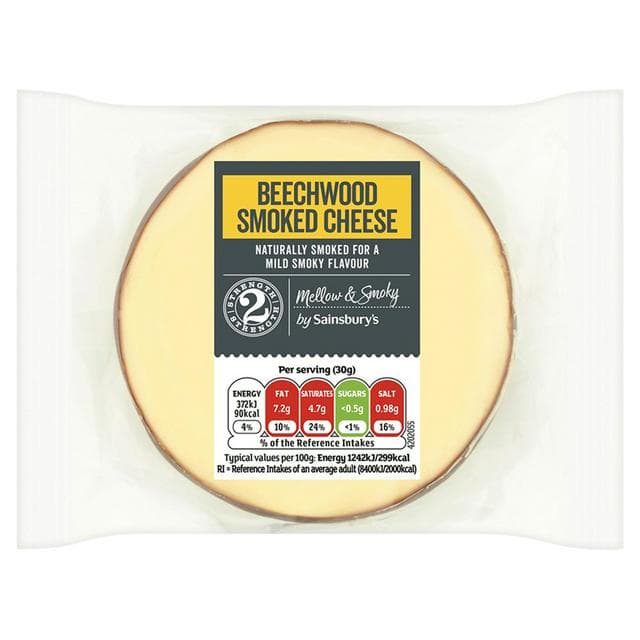 Sainsbury's Beechwood Smoked Cheese 150g - gallery image 1