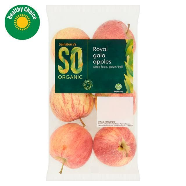 Sainsbury's Royal Gala Apples, SO Organic x6 - gallery image 1