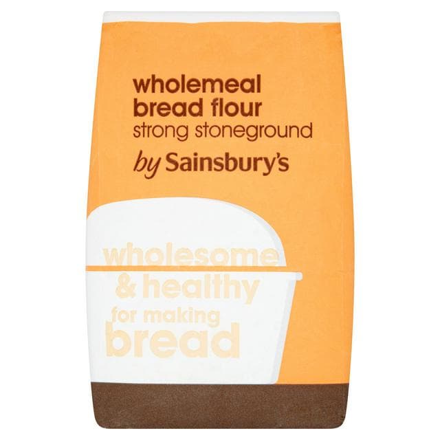 Sainsbury's Strong Stoneground 100% Wholemeal Flour 1.5kg - gallery image 1