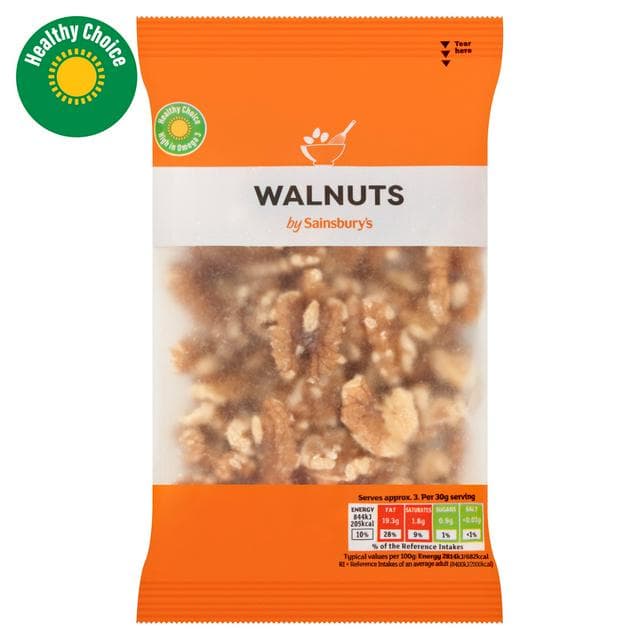 Sainsbury's Walnuts, Halves 100g - gallery image 1
