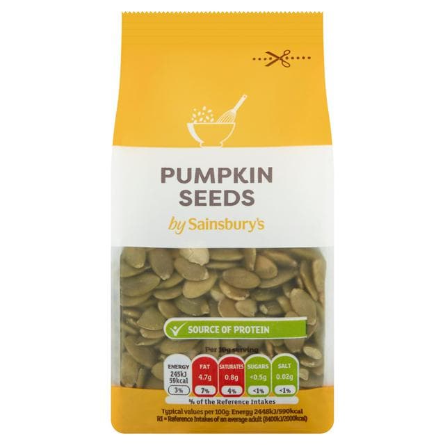 Sainsbury's Pumpkin Seeds 100g - gallery image 1