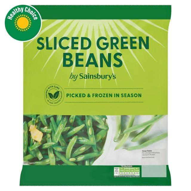 Sainsbury's Sliced Green Beans 900g - gallery image 1