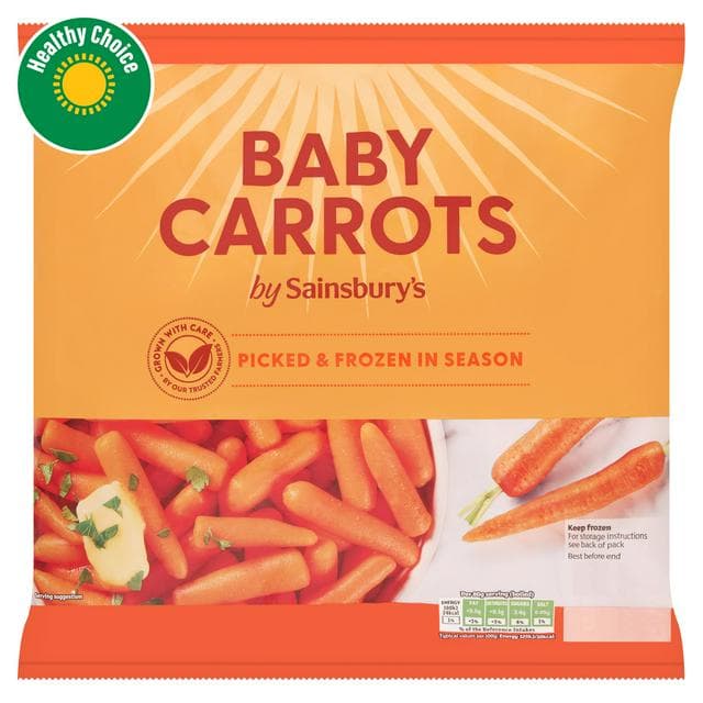 Sainsbury's Baby Carrots 900g - gallery image 1