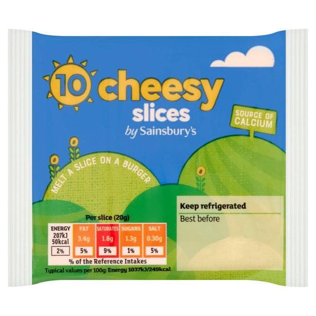 Sainsbury's Cheesy Slices x10 200g - gallery image 1