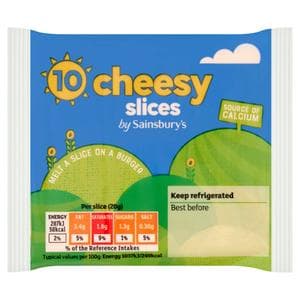Sainsbury's Cheesy Slices x10 200g