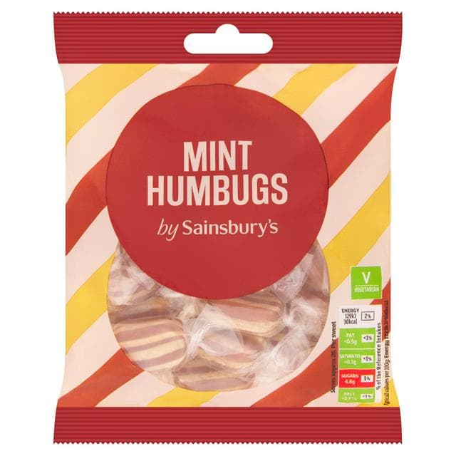 Sainsbury's Mint Humbugs 200g - gallery image 1