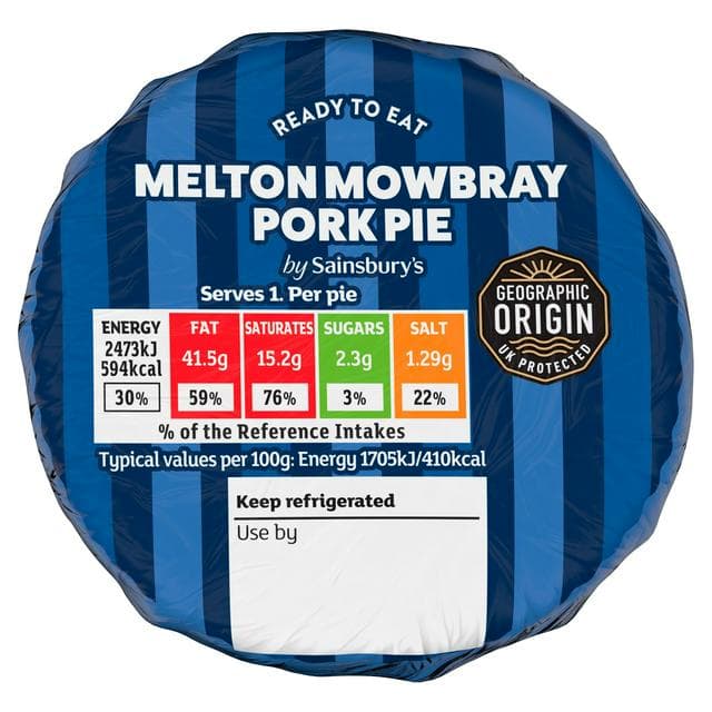 Sainsbury's Individual Melton Mowbray Pork Pie 145g - gallery image 1