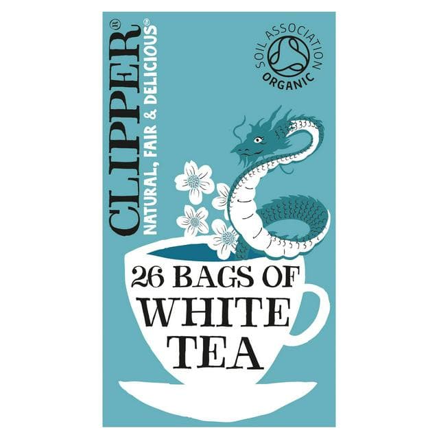 Clipper Organic White Tea x26 Tea Bags 45g - gallery image 1