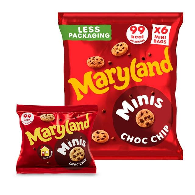 Maryland 6 Cookies Minis Multipacks Chocolate Chip - gallery image 1