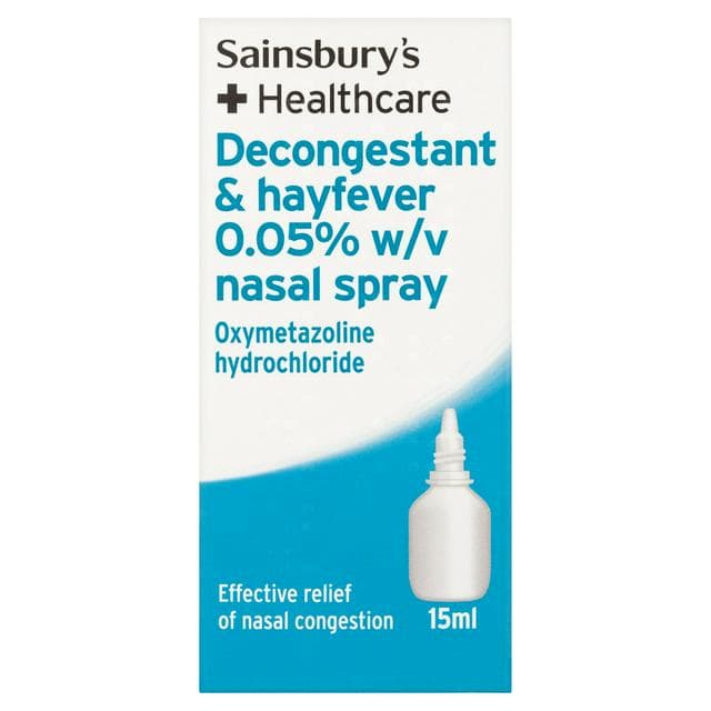 Sainsbury's Nasal Decongestant & Hayfever Spray 15ml - gallery image 1