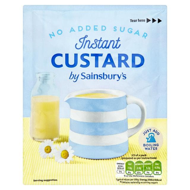 Sainsbury's Instant Custard Powder No Added Sugar 72g - gallery image 1