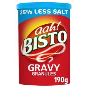 Bisto Reduced Salt Gravy Granules 190g