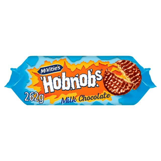 McVitie's Hobnobs Milk Chocolate Biscuits 262g - gallery image 1