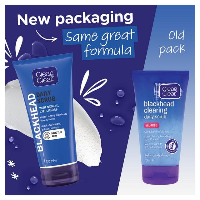 Clean & Clear Blackhead Clearing Daily Scrub Face Scrub 150ml - gallery image 3