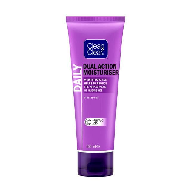 Clean & Clear Dual Action Moisturiser Face Cream 100ml - gallery image 1