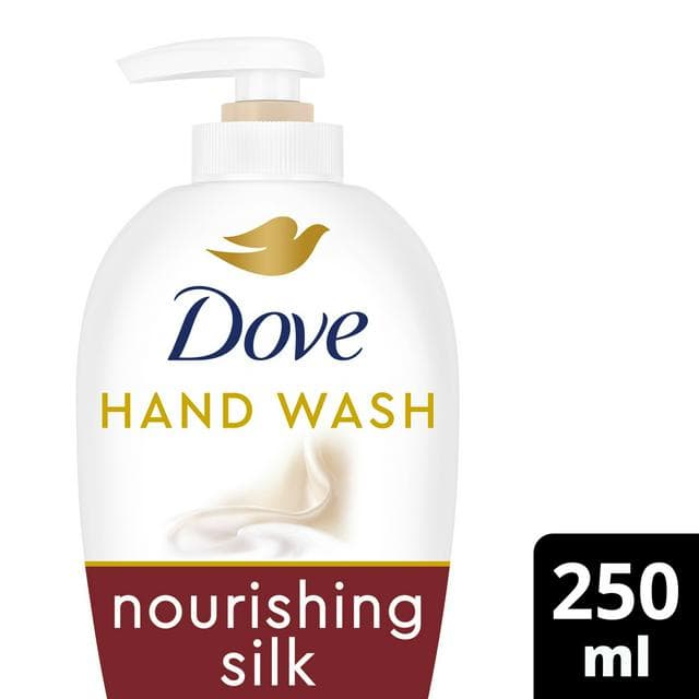 Dove Fine Silk Liquid Caring Hand wash Soap 250ml - gallery image 1