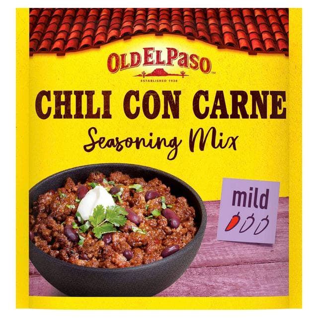 Old El Paso Mexican Mild Chilli Seasoning Mix 39g - gallery image 1