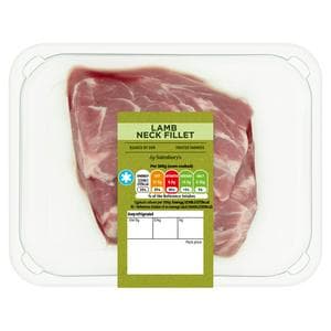 Sainsbury's British or New Zealand Lamb Neck Fillet (Approx. 263g)