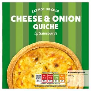 Sainsbury's Cheese & Onion Quiche 170g
