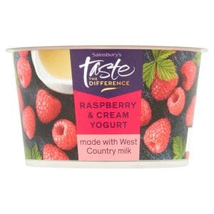 Sainsbury's Raspberry Yogurt, Taste the Difference 150g