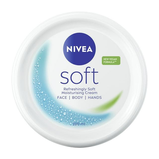 Nivea Soft Moisturiser for Face Hands & Body 200ml - gallery image 1