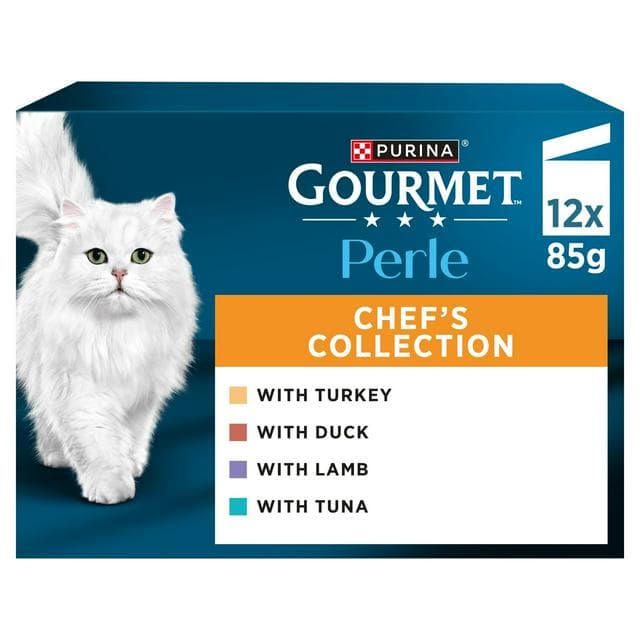 Gourmet Perle Chef's Collection in Gravy Wet Cat Food 12 x 85g - gallery image 1