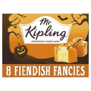 Mr Kipling 8 x Fiendish Fancies French Halloween Cakes
