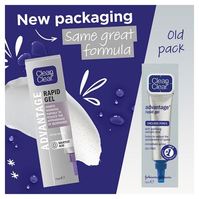 Clean & Clear Advantage Rapid Gel Blemish Reduction Skincare 15ml - gallery image 3