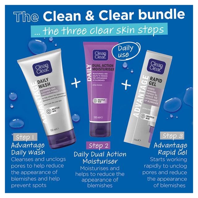 Clean & Clear Advantage Rapid Gel Blemish Reduction Skincare 15ml - gallery image 5