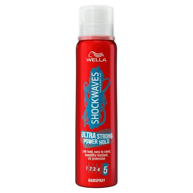 Wella Shockwaves Ultra Strong Power Hold Hairspray 250ml - gallery image 1