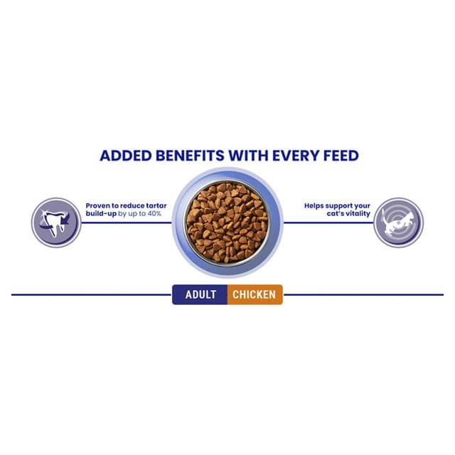 Purina One Adult Dry Cat Food Chicken & Wholegrains 800g - gallery image 5