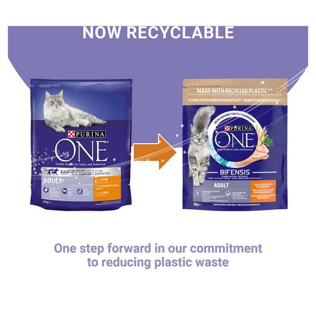 Purina One Adult Dry Cat Food Chicken & Wholegrains 800g - gallery image 6