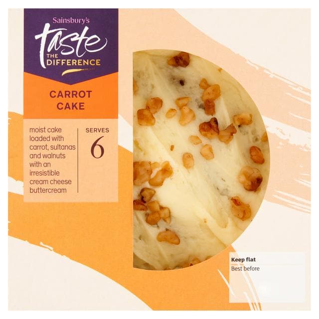 Sainsbury's Carrot Cake, Taste the Difference 395g - gallery image 1
