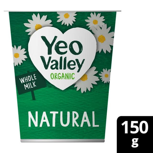Yeo Valley Organic Natural Yogurt 150g - gallery image 1