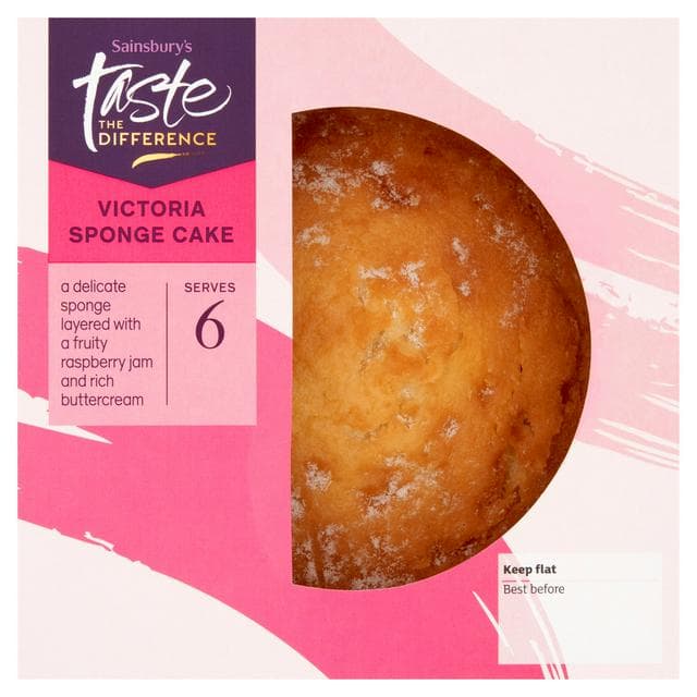 Sainsbury's Victoria Sponge Cake, Taste the Difference 345g - gallery image 1
