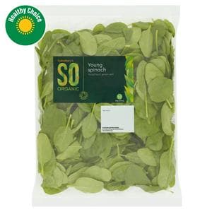 Sainsbury's Young Spinach, SO Organic 200g