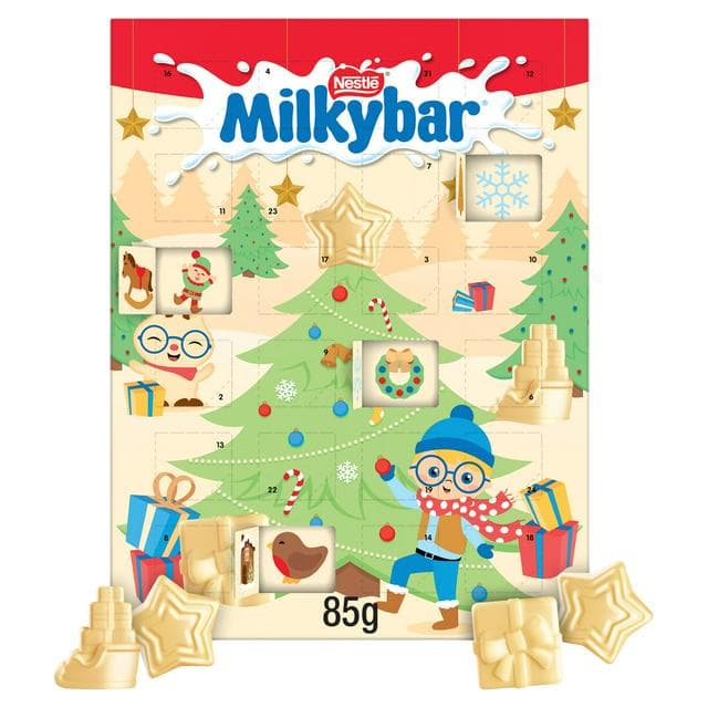 Milkybar 85g White Chocolate Advent Calendar - gallery image 1