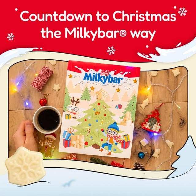 Milkybar 85g White Chocolate Advent Calendar - gallery image 4