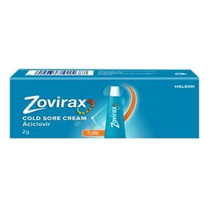 Zovirax Cold Sore Cream, Tube 2g